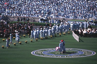 The 2007 commencement ceremony in Kenan Memorial Stadium