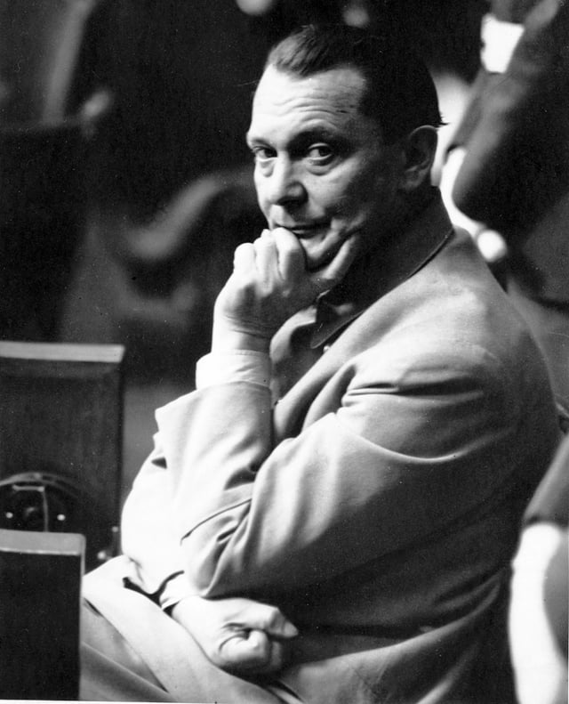 Göring at the Nuremberg Trials