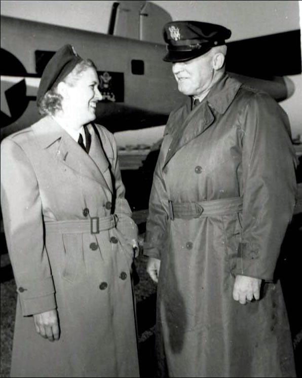 Cochran with General Hap Arnold