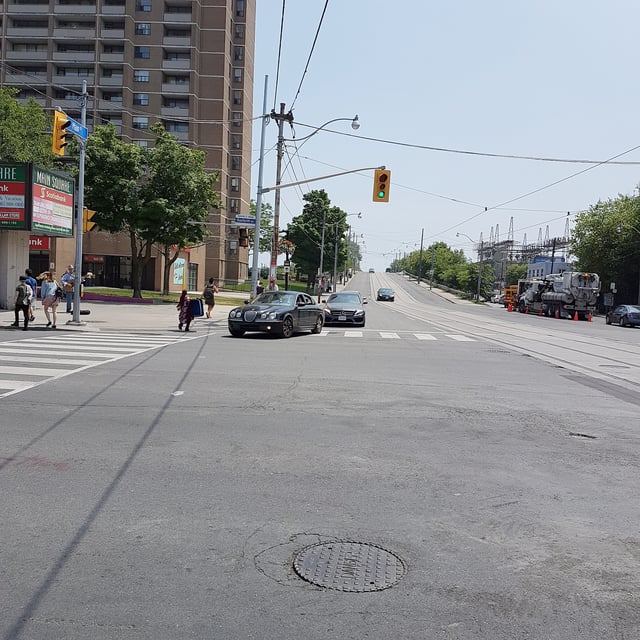 Main Street looking south from Danforth Avenue