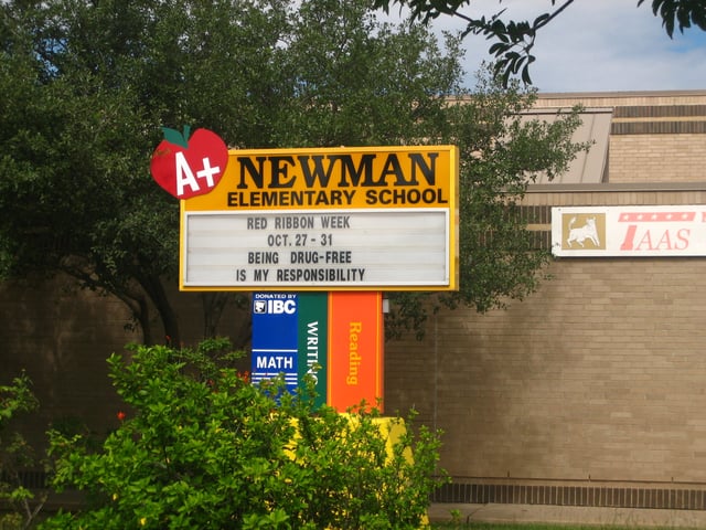 Newman Elementary School at 1300 Alta Vista Blvd., is named for the late businessman B. P. Newman and his widow, Peggy.