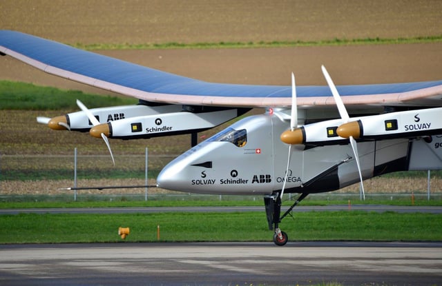 Solar Impulse 2 in 2014.