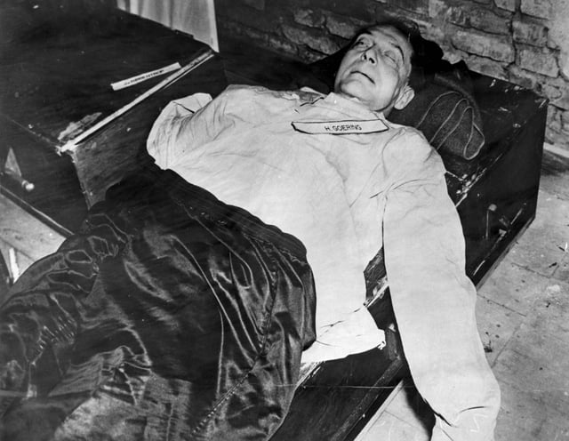 Göring's corpse