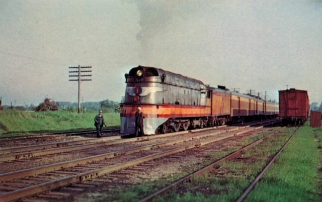 Milwaukee Road class A no. 1 in 1951.