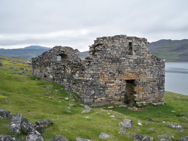 One of the last contemporary written mentions of the Norse Greenlanders records a marriage which took place in 1408 in the church of Hvalsey — today the best-preserved Nordic ruins in Greenland.