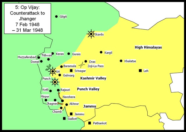 Operation Vijay: counterattack to Jhanger 7 February 1948 – 1 May 1948