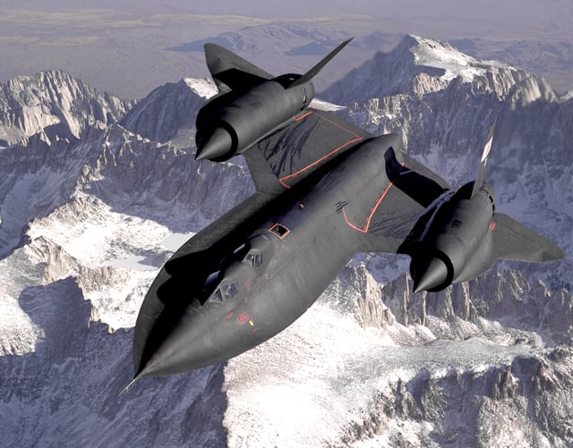 The USAF's SR-71 Blackbird was developed from the CIA's A-12 OXCART.