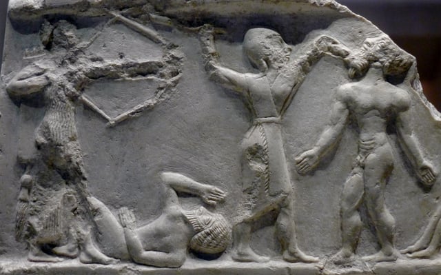 Victory stele of Naram-Sin of Akkad.