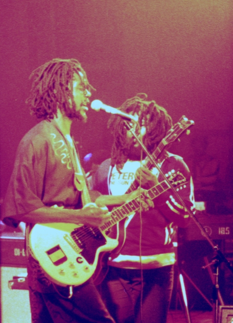 Peter Tosh with Robbie Shakespeare, 1978