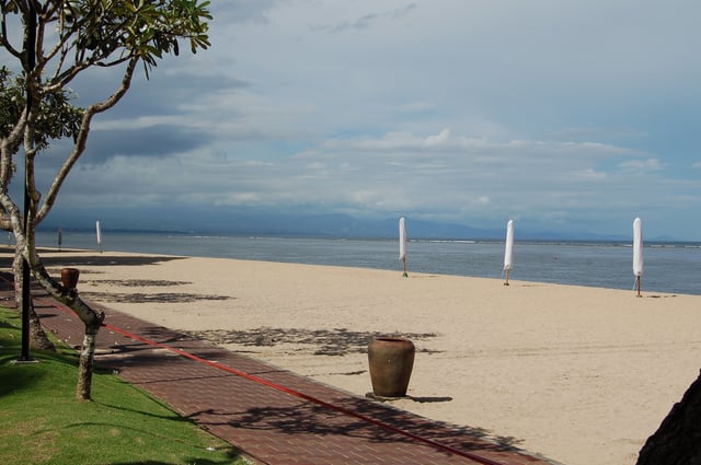 A scene in Bali on Nyepi, the Hindu festival of silence. Everything is deserted, human footprint minimised.