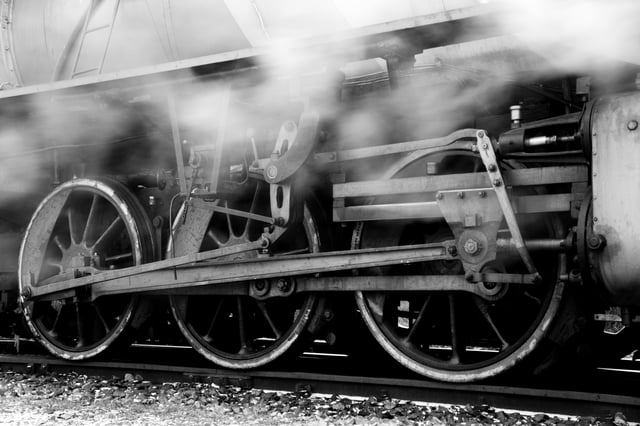 Running gear of steam locomotive