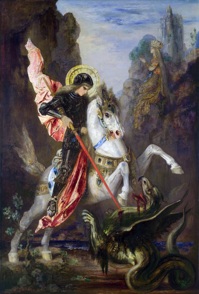 Saint George is the patron saint of England.