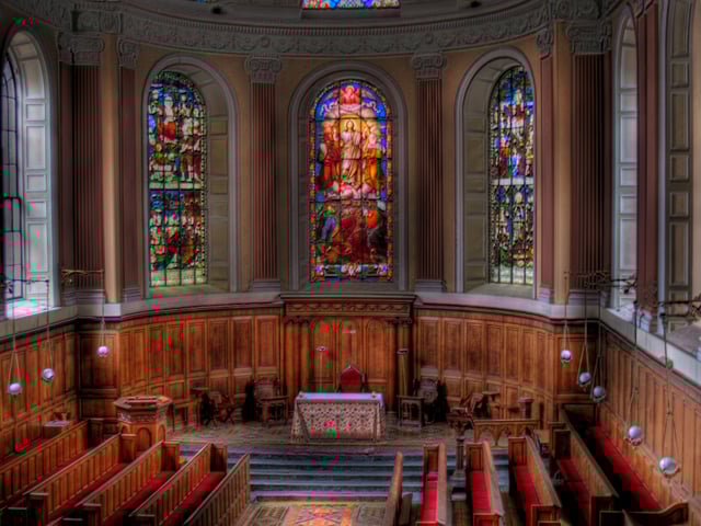 Interior of Trinity College Chapel, Dublin