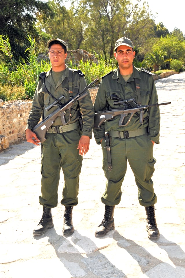 Soldiers of the Tunisian Armed Forces