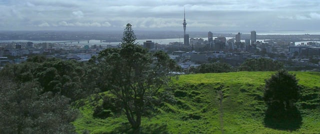 View from the top of Maungawhau / Mount Eden
