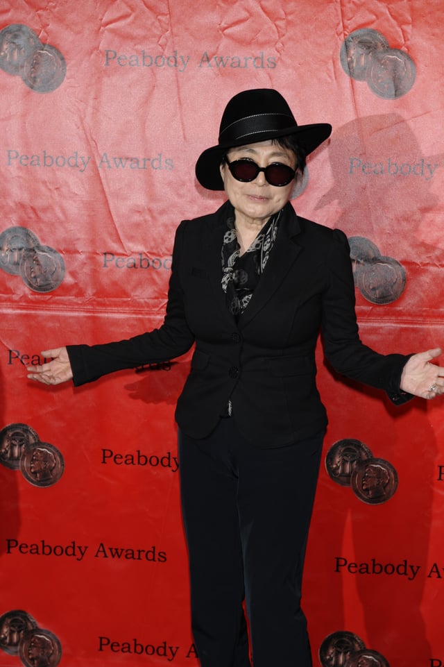 Ono appears at the 70th Annual Peabody Awards, spring of 2011