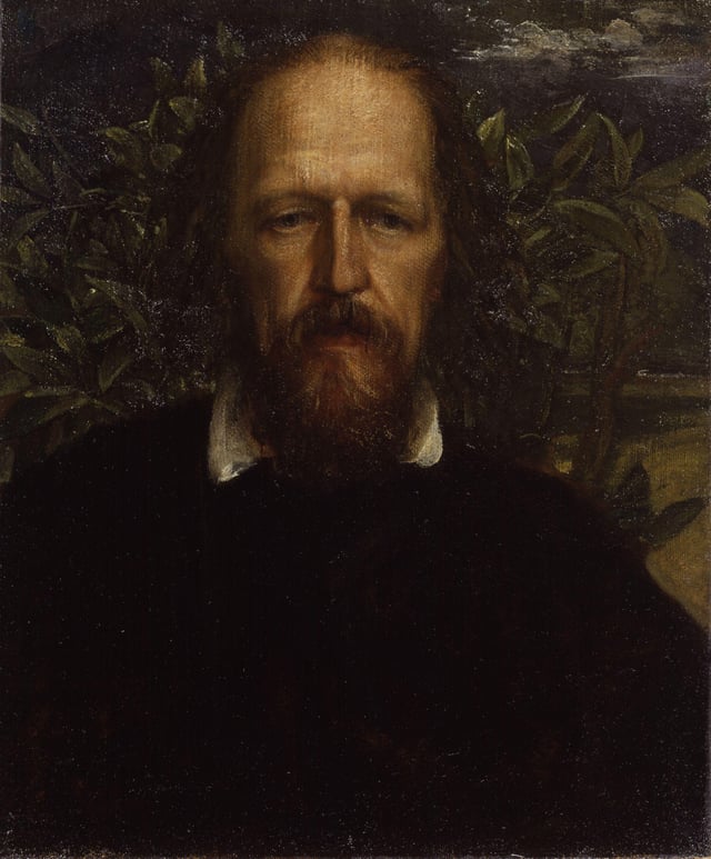 Alfred, Lord Tennyson, ca 1863