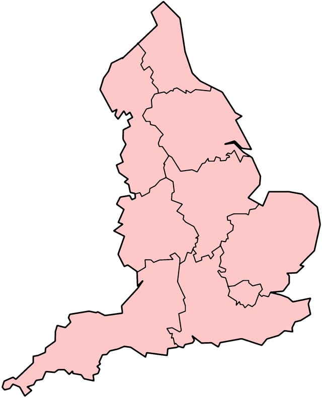 잉글랜드의 지역 (Region).