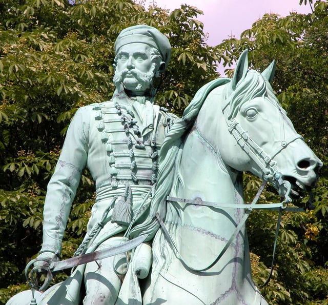 Statue of Frederick William at Braunschweig, by Ernst Julius Hähnel