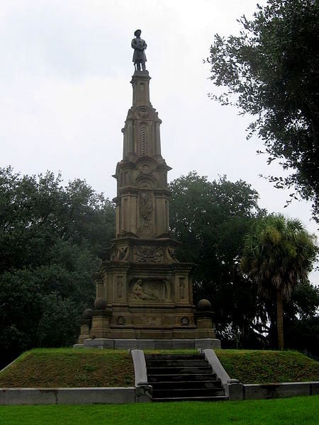 Confederate Memorial in Forsyth Park