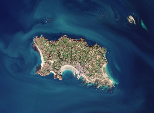 Satellite view of Jersey
