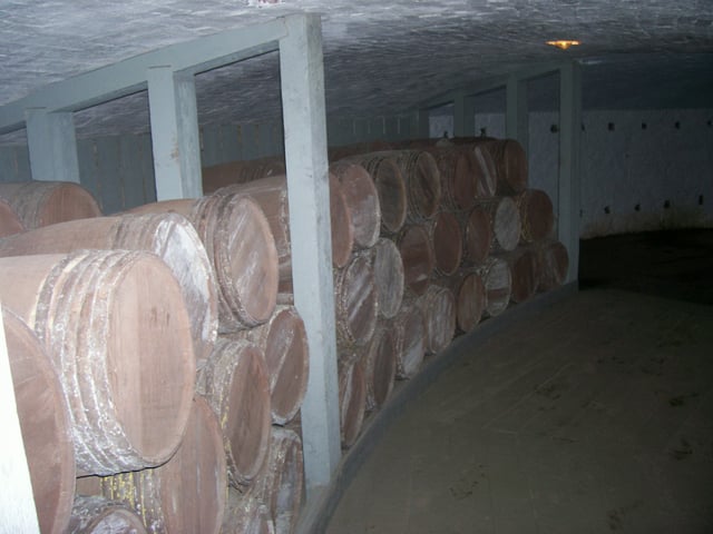 Gunpowder storing barrels at Martello tower in Point Pleasant Park