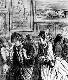 This year Venuses again...always Venuses!...as if there really were women built like that! (1864), lithograph by Daumier