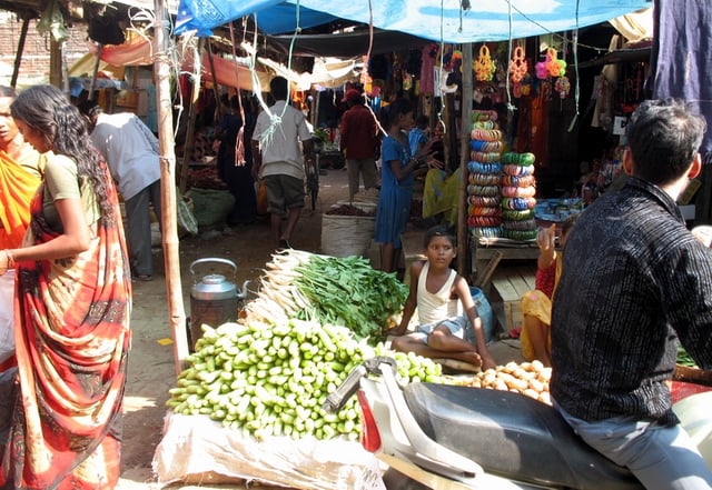A village market