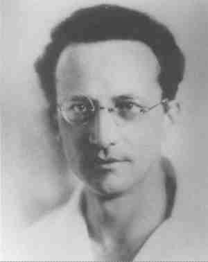 Erwin Schrödinger as a young scientist