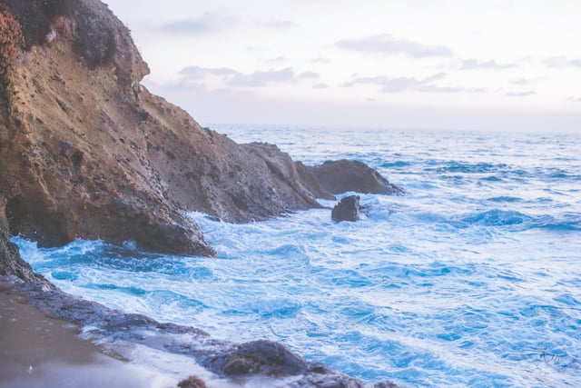 Goff cove at sunset.