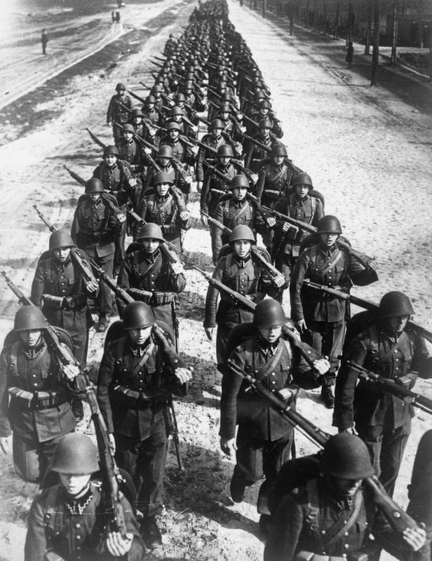 Soldiers of the Polish Army during the defence of Poland, September 1939