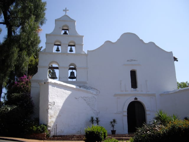 Mission San Diego de Alcalá, one of the first Spanish missions in California