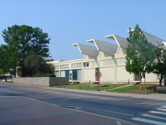 The College of Environment and Design building at the University of Georgia is a LEED certified structure that features 72 solar panels and water reclamation technology.