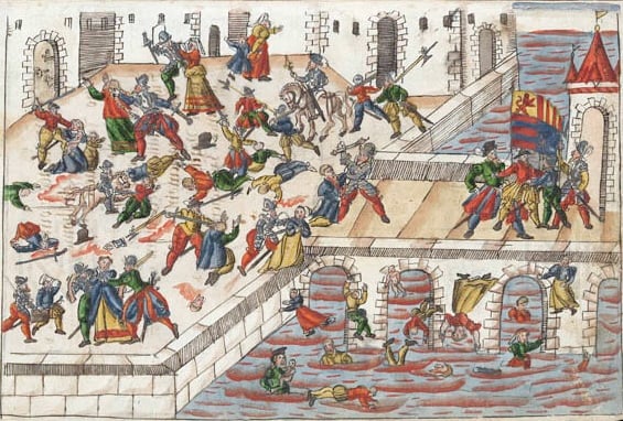 The Spanish Fury at Maastricht in 1579