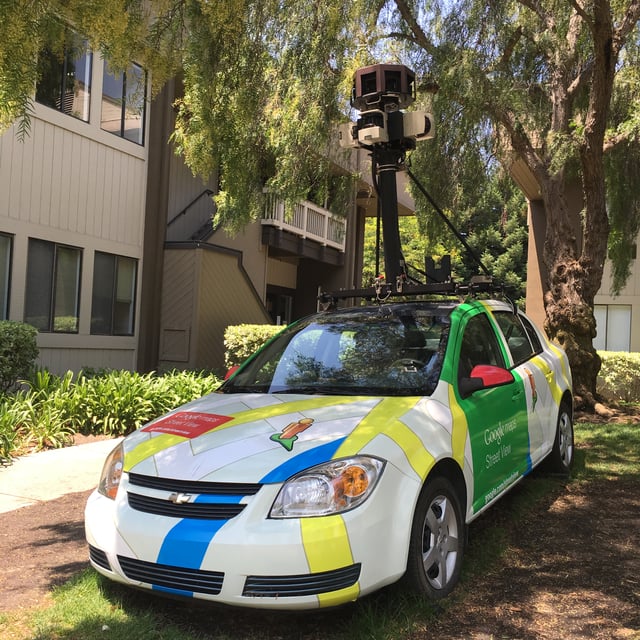Google Maps car at Googleplex, Mountain View