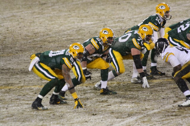 The Packers line