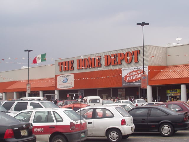 The Home Depot store in Mexico City, Mexico.