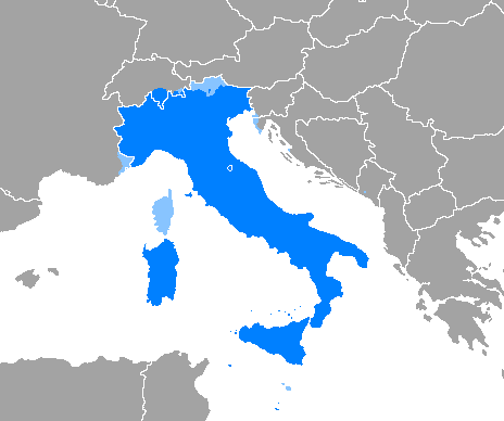 Use of the Italian language in Europe