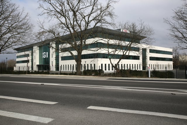 French CGI headquarters in Le Haillan, France, pictured in February 2015.