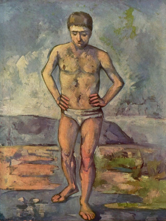 Paul Cézanne, Bather, 1885–87, Museum of Modern Art, formerly collection Lillie P. Bliss