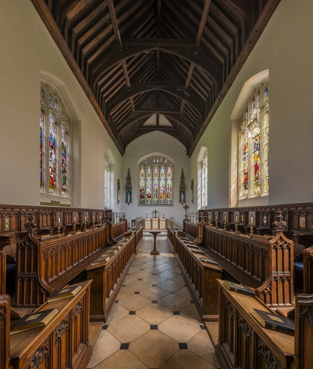 Inside the chapel