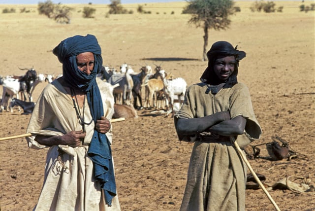 The Tuareg are historic, nomadic inhabitants of northern Mali.
