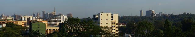 Nairobi panorama, viewed from Westlands