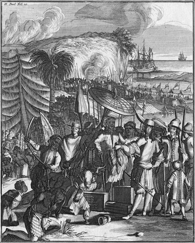 Natives of Arakan sell slaves to the Dutch East India Company, c. 1663 CE.