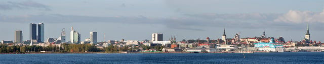 Panorama of Tallinn's City Centre