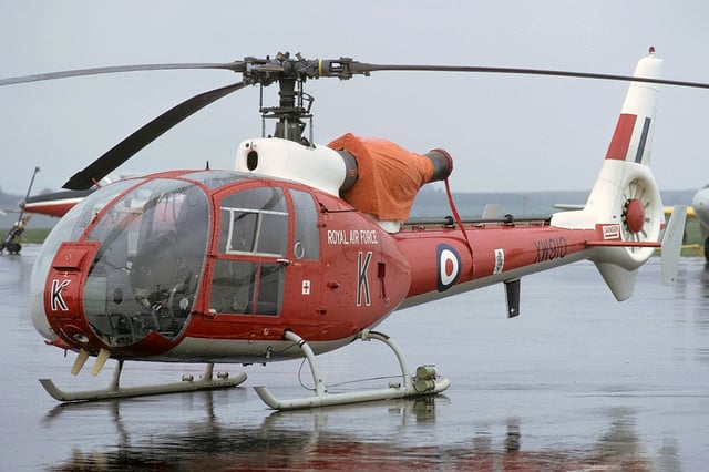 Westland SA-341D Gazelle, 1975