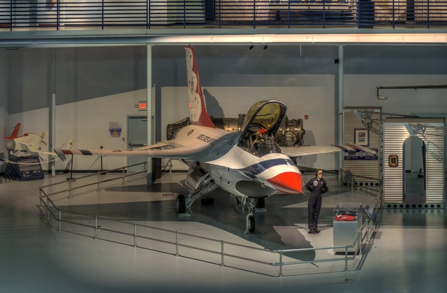 F-16A display at the Museum of Aviation, Robins AFB