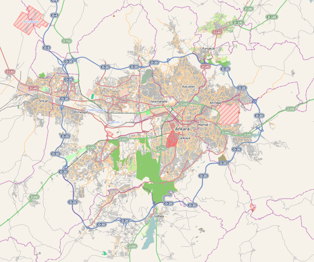 Ankara metropolitan area