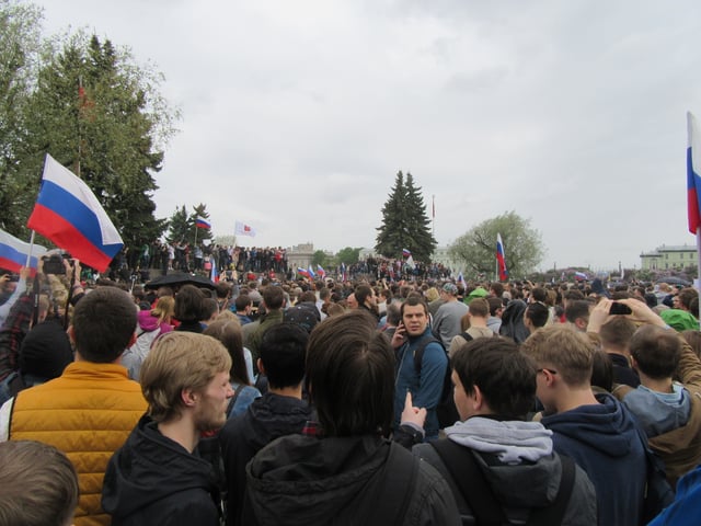 2017–2018 Russian protests, organized by Russia's opposition