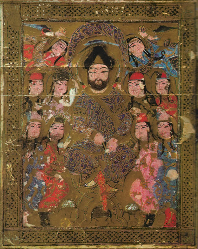 Illustration from Kitab al-Aghani (Book of Songs), by Abu al-Faraj al-Isfahani. The 14th-century historian Ibn Khaldun called the Book of Songs the register of the Arabs.